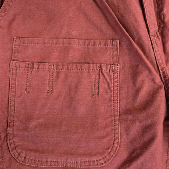 Free People Red Brick Cowboy Utility High Rise Straight Leg Cargo Pants Size XS - Picture 7 of 11
